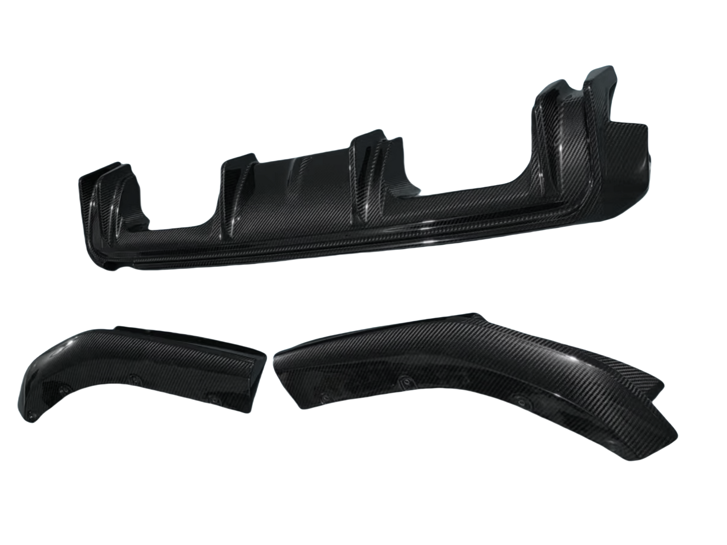 3D STYLE CARBON FIBER REAR DIFFUSER - BMW G80 M3 & G82/83 M4