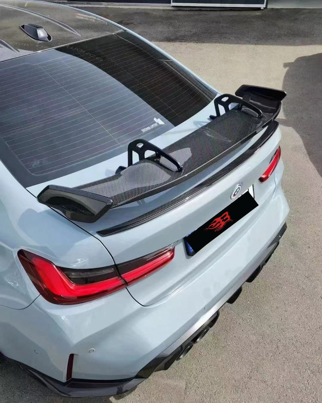 AK STYLE CARBON FIBER REAR WING - BMW G80 M3 & G82 M4