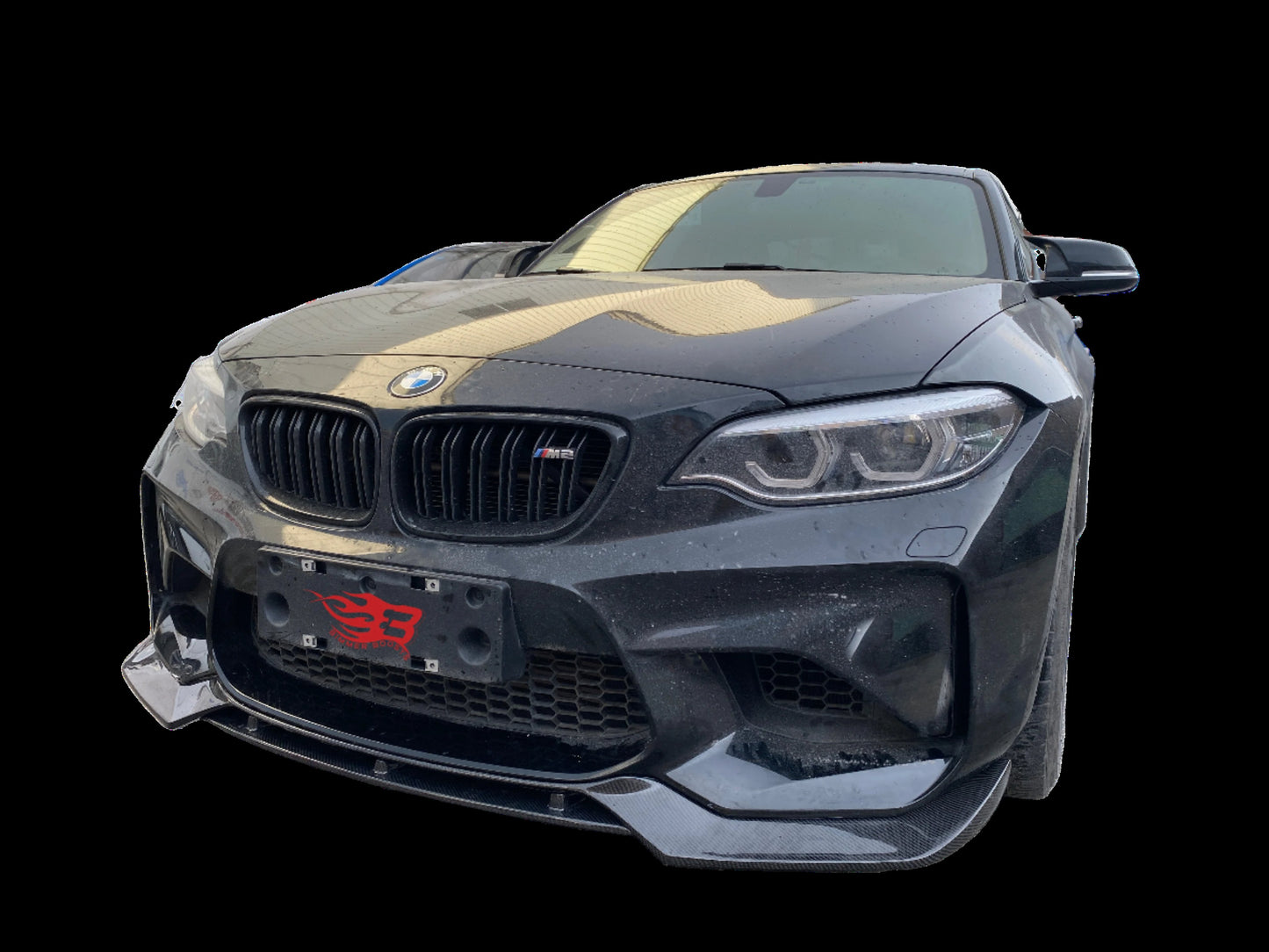 V STYLE CARBON FIBER FRONT LIP - BMW F87 M2