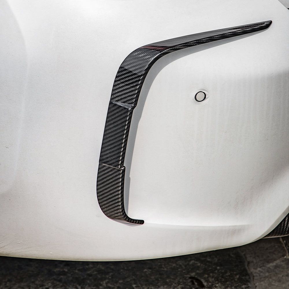 SQ Style Carbon Fiber Rear Side Vent Trim - BMW F87 M2