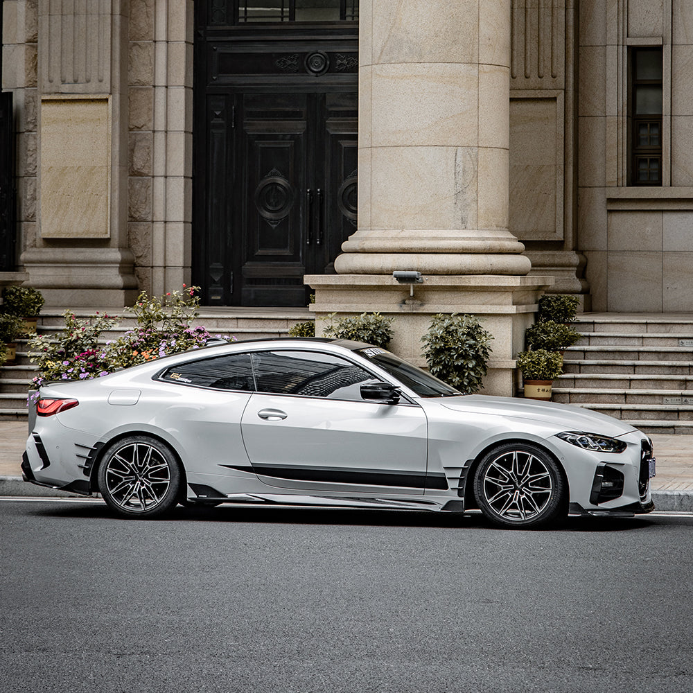 SQ Style Carbon Fiber Front Wheel Arch Trim - BMW G22 4 Series