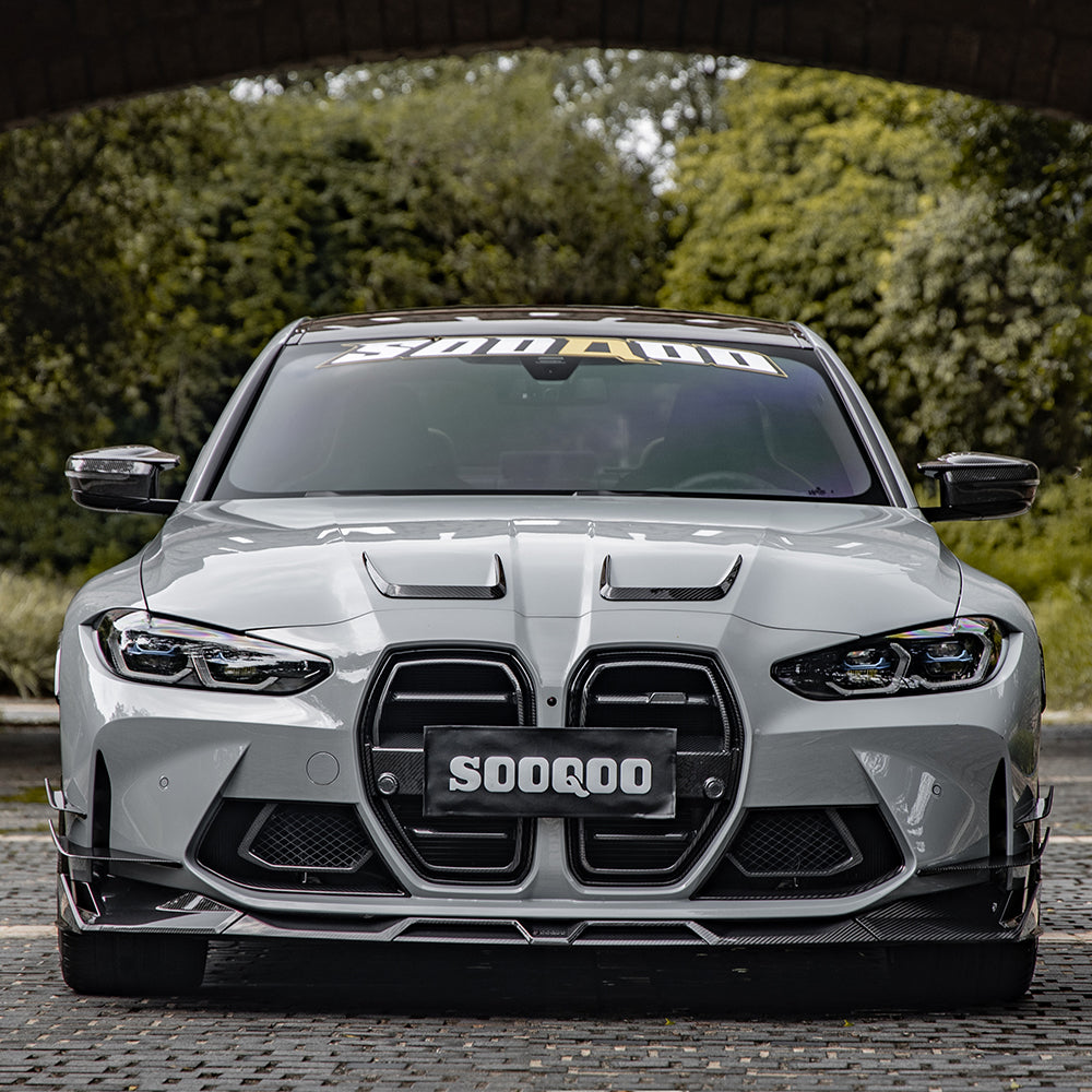 SQ Style Carbon Fiber Front Lip - BMW G80 M3 & G82 M4