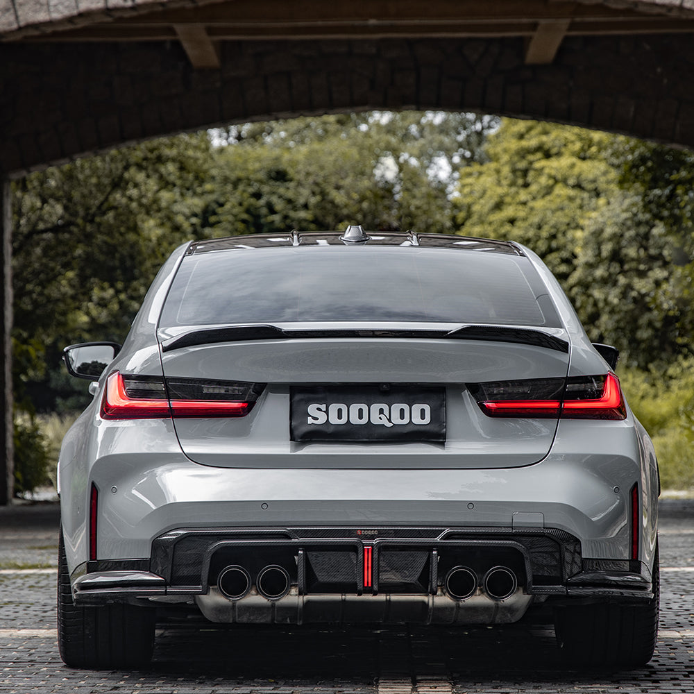SQ Style Carbon Fiber Diffuser -BMW G80 M3 & G82 M4