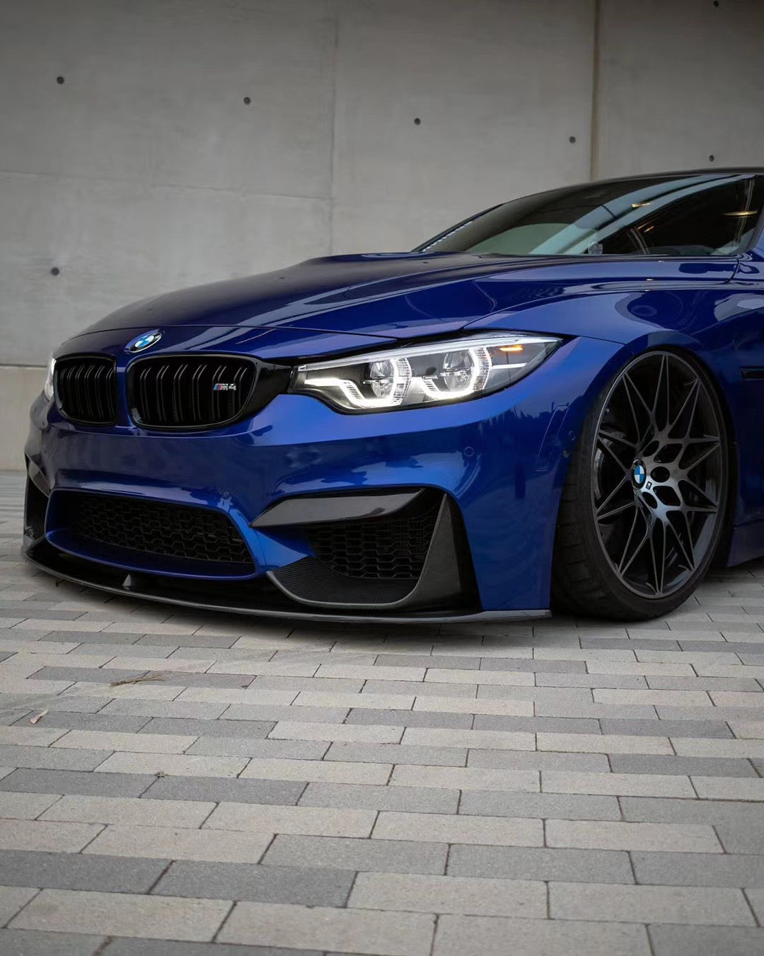 MP STYLE CARBON FIBER FRONT LIP - BMW F80 M3 & F82/F83 M4