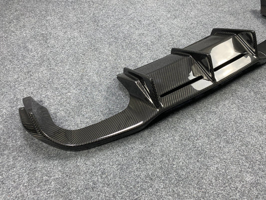 MTC STYLE CARBON FIBER REAR DIFFUSER - BMW F87 M2 & M2 COMPETITION