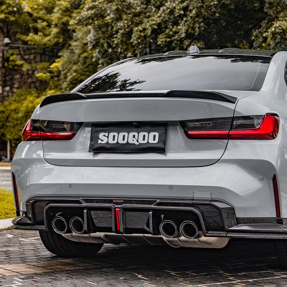 SQ Style Carbon Fiber Diffuser -BMW G80 M3 & G82 M4