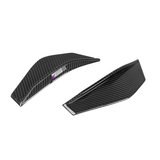 SQ Style Carbon Fiber Front Side Canard - BMW F87 M2