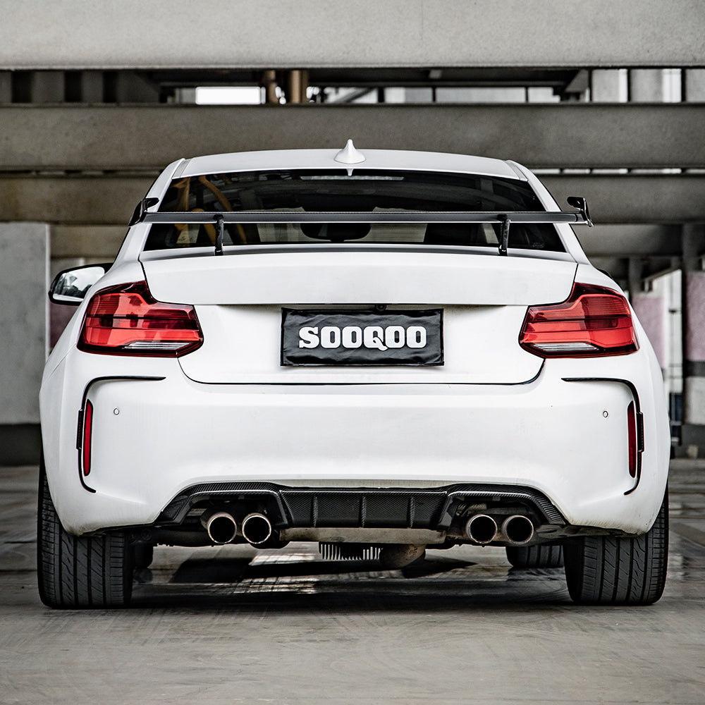 SQ Style Carbon Fiber Rear Side Vent Trim - BMW F87 M2