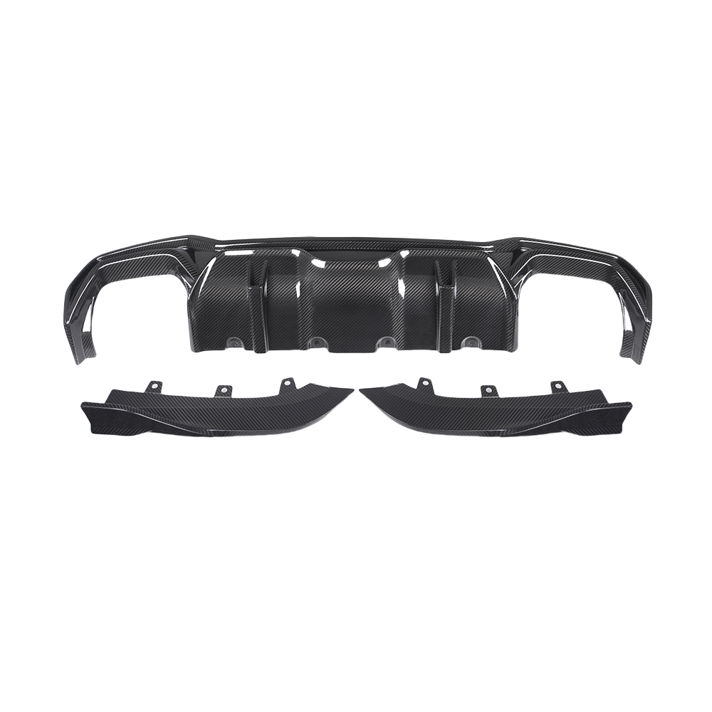 SQ Style Carbon Fiber Diffuser - BMW G22 0 4 Series