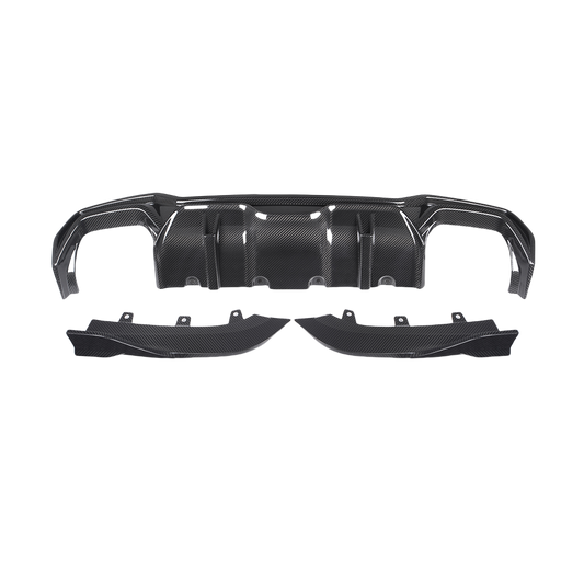 SQ Style Carbon Fiber Diffuser - BMW G22 0 4 Series