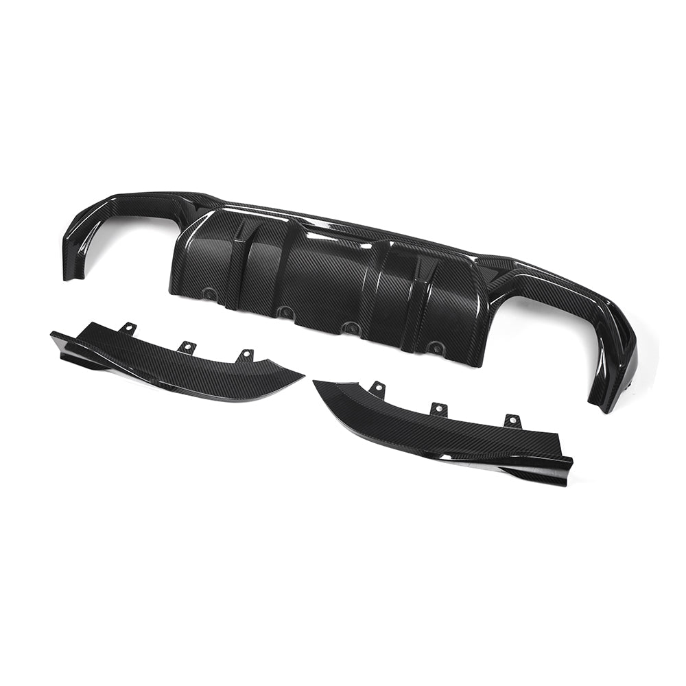 SQ Style Carbon Fiber Diffuser - BMW G22 0 4 Series