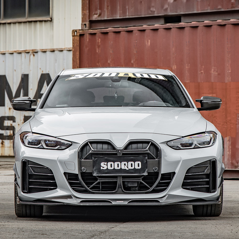 SQ Style Carbon Fiber Front Lip  - BMW G26 4 Series
