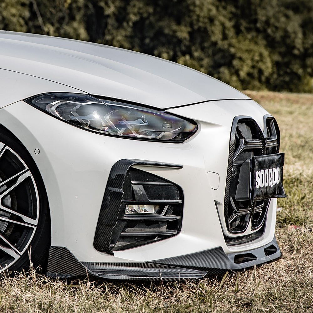 SQ Style Carbon Fiber Front Vent Trim -BMW G22 4 Series