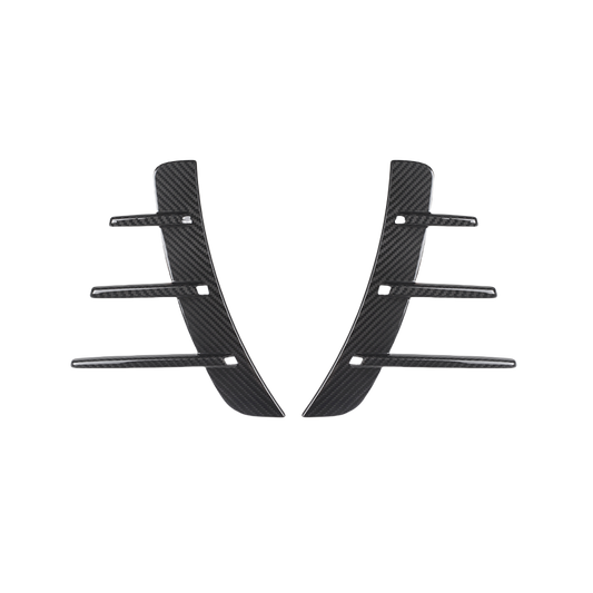 SQ Style Carbon Fiber Front Wheel Arch Trim - BMW G22 4 Series