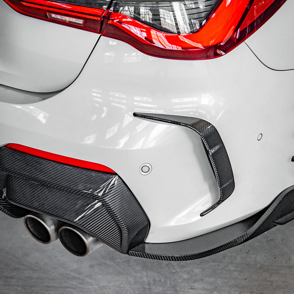 SQ Style Carbon Fiber Rear Vent Trim - BMW G22 4 Series