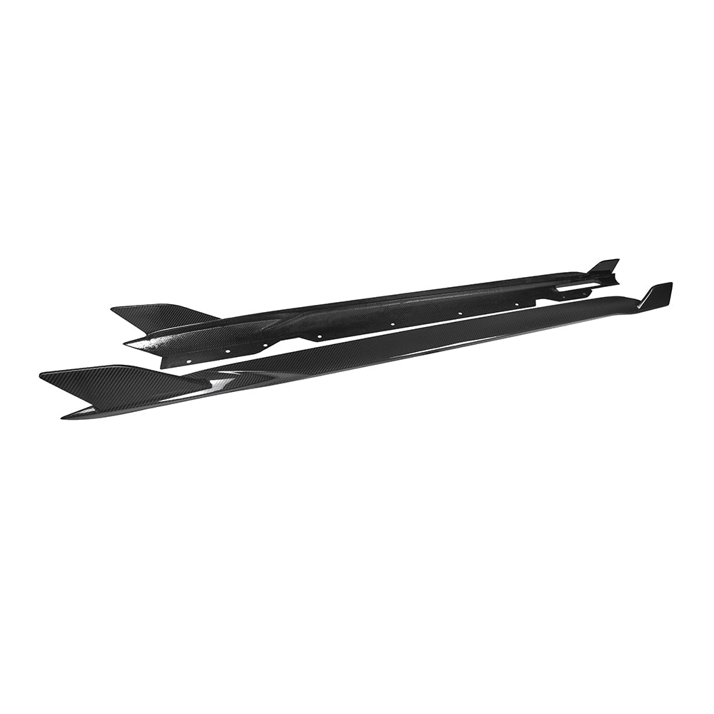 SQ Style Carbon Fiber Side Skirt - BMW G22 4 Series