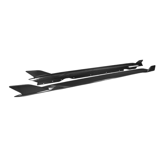 SQ Style Carbon Fiber Side Skirt - BMW G22 4 Series
