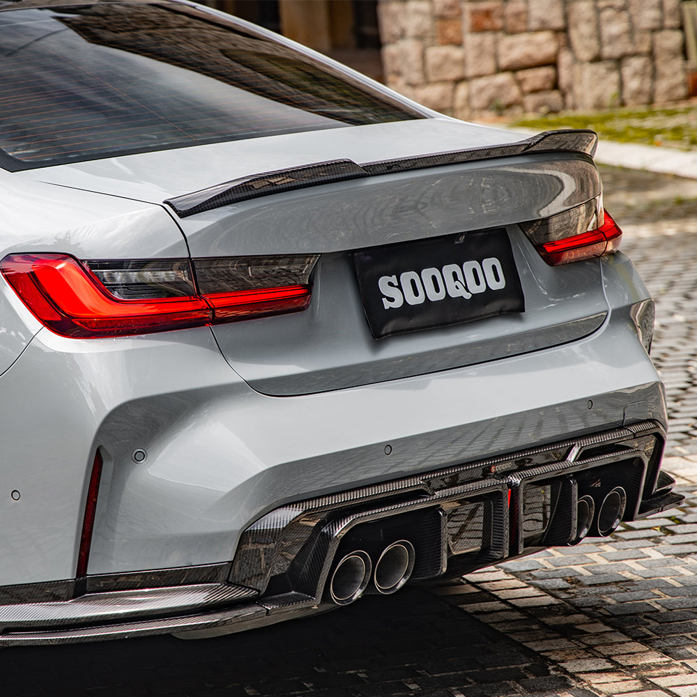 SQ Style Carbon Fiber Diffuser -BMW G80 M3 & G82 M4