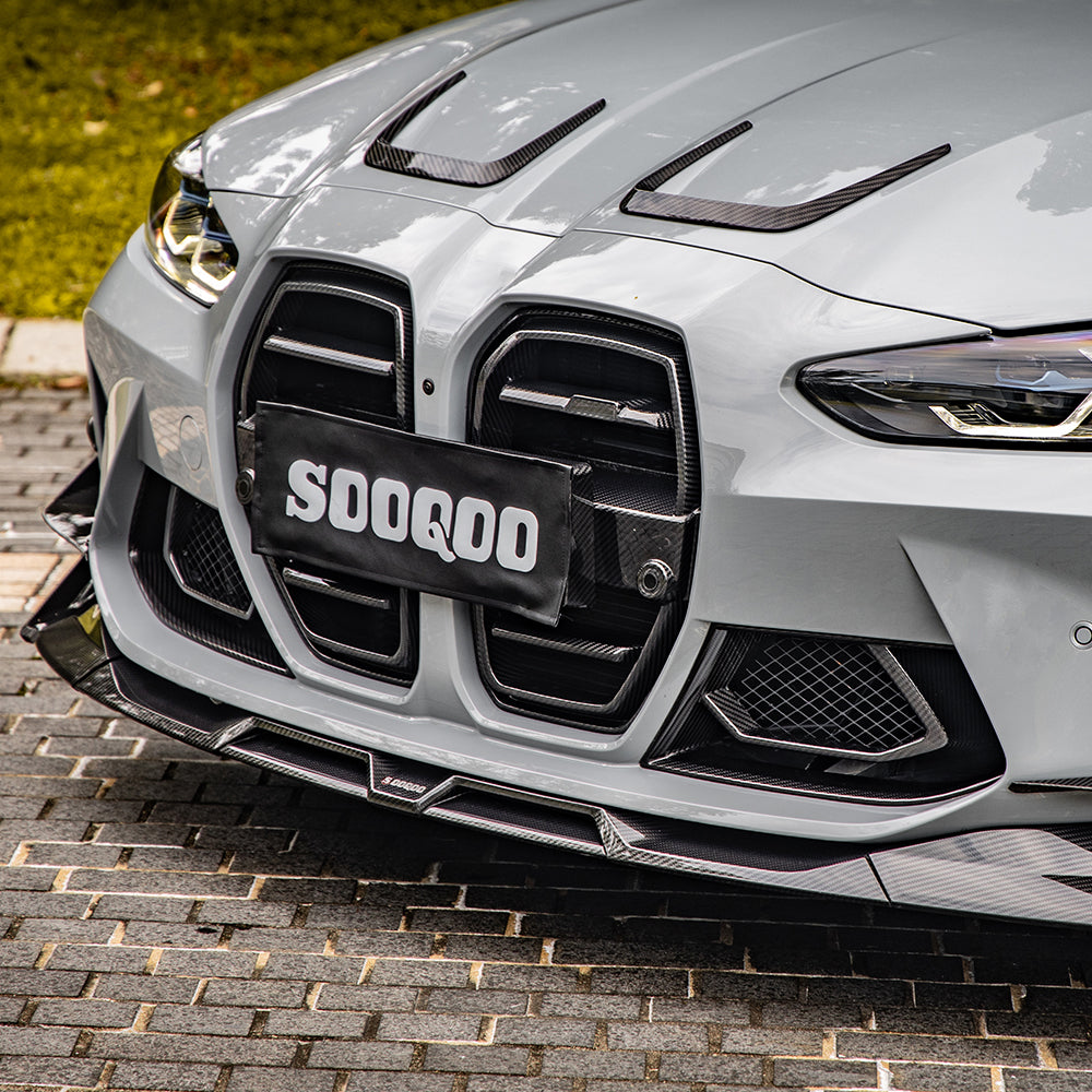 SQ Style Carbon Fiber Front Lip - BMW G80 M3 & G82 M4